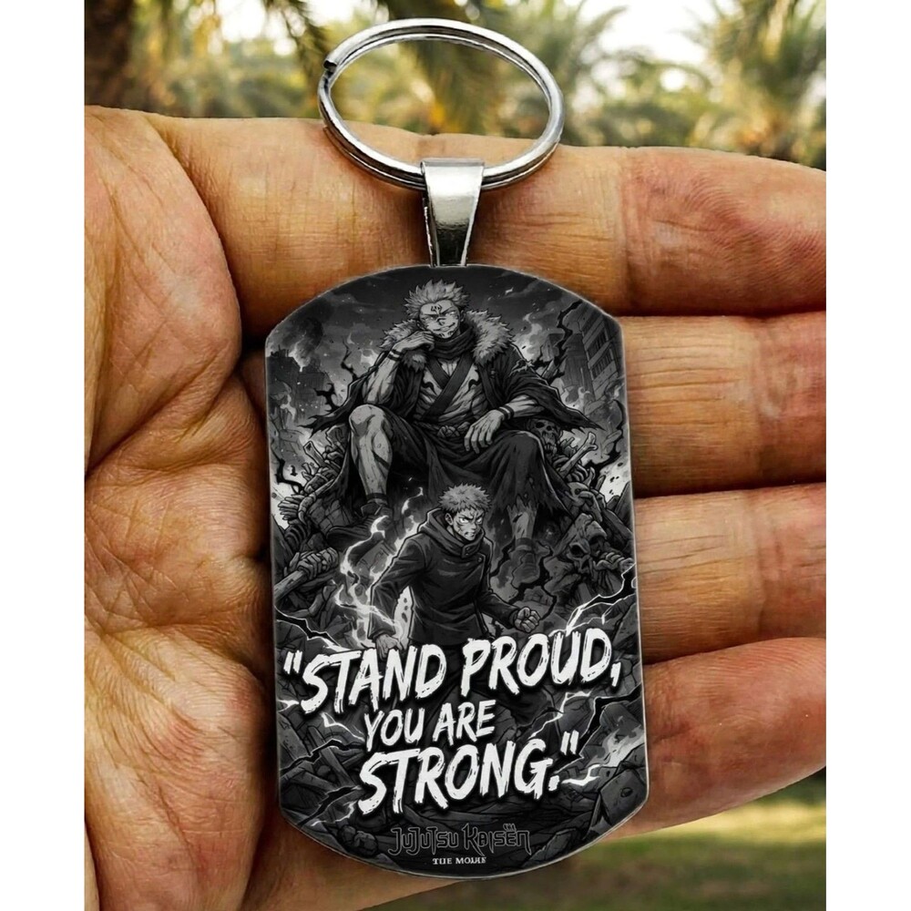 Jujutsu Anime Stainless Steel Art Keychain Handmade Excellent Steel Made Cute